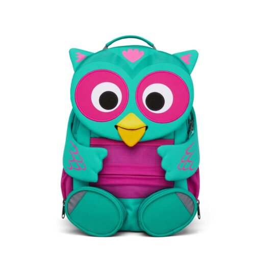 Dětský batoh do školky Affenzahn Large Friend Owl - turquoise