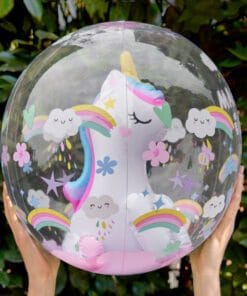 Nafukovací míč Legami Inflatable Beach Ball - Unicorn